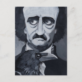 Edgar Allan Poe, vykort för korpen