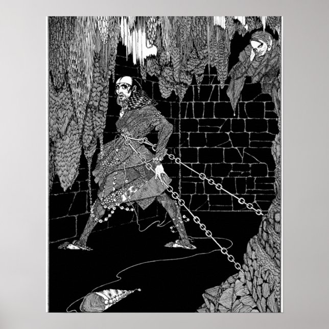 Edgar Allan Poes Cask of Cintillado Poster (Framsidan)