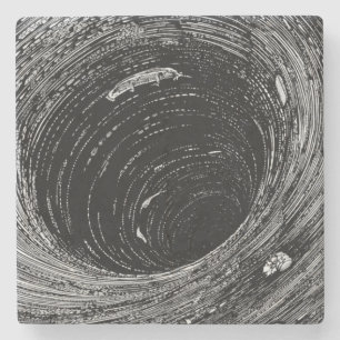 Edgar Allan Poe's Descent in i Maelstrom Stenunderlägg