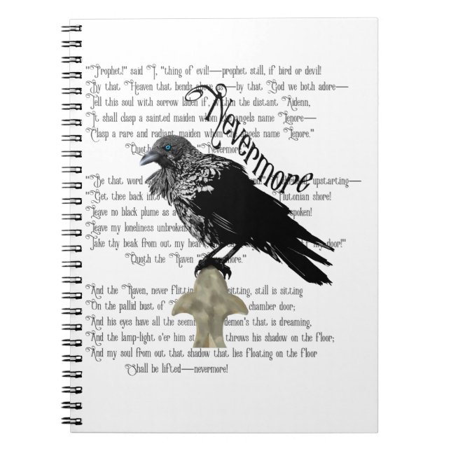 Edgar Allan Poe's Raven Anteckningsbok (Framsidan)