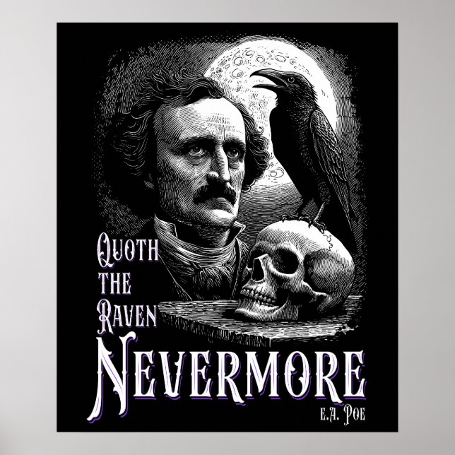 Edgar Allan Poes's Raven Ickmore Poster (Framsidan)