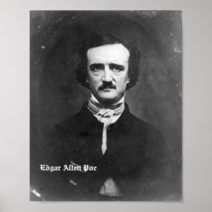 Edgar Allen Poe affisch 10 x 7,5