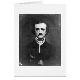 Edgar Allen Poe Card Hälsningskort