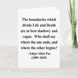 Edgar Allen Poe citationstecken 10a Kort
