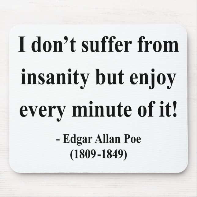 Edgar Allen Poe citationstecken 6a Musmatta (Framsidan)