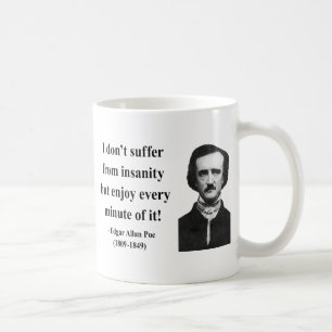 Edgar Allen Poe citationstecken 6b Kaffemugg