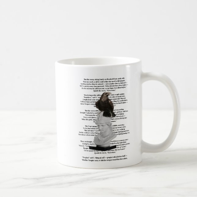 Edgar Allen Poe Dikt Raven Kaffemugg (Höger)