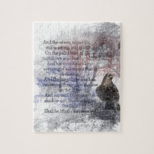 Edgar Allen Poe Dikt Raven Pussel