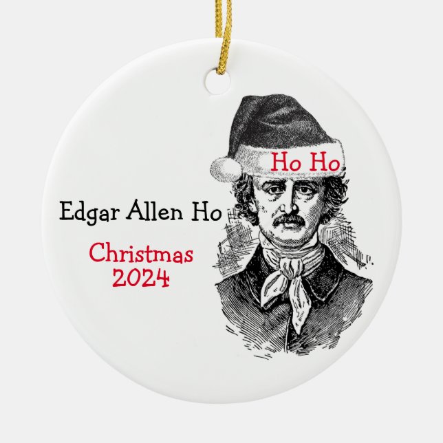 Edgar Allen Poe Humous Ornament (Framsidan)
