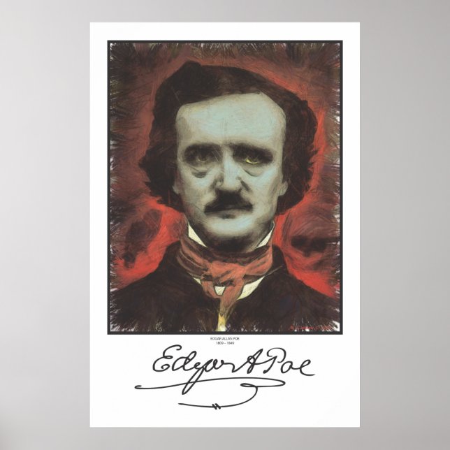 Edgar Allen Poe Poster (Framsidan)