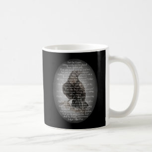 Edgar Allen Poe "Raven" Halloween-Dikt Kaffemugg