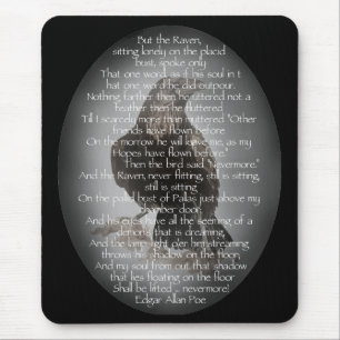Edgar Allen Poe "Raven" Halloween-Dikt Musmatta