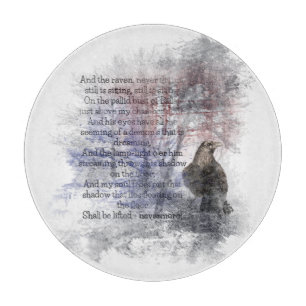 Edgar Allen Poe "Raven"-korvfågel Halloween