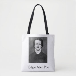 Edgar Allen Poe Raven Never Mind Tote Tygkasse