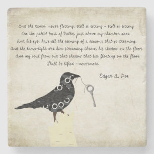 Edgar Allen Poe stenkustfartyg Underlägg Sten