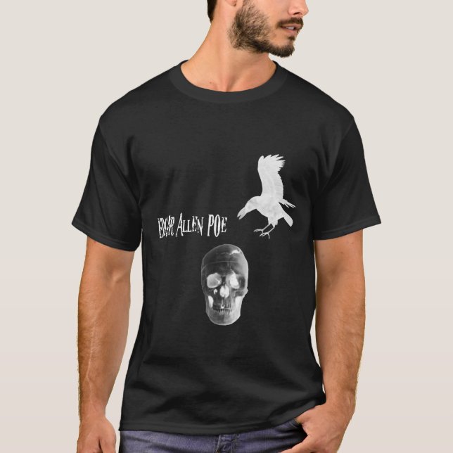 Edgar Allen Poe T Shirt (Framsida)