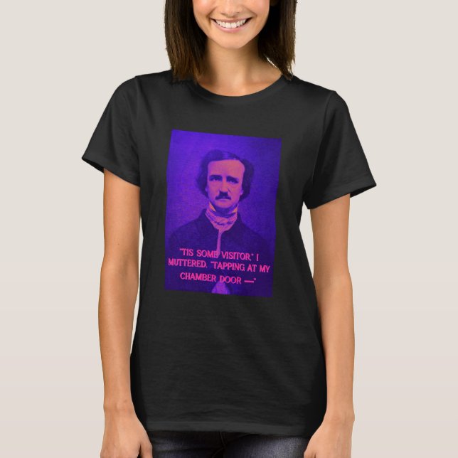 Edgar Allen Poe T Shirt (Framsida)