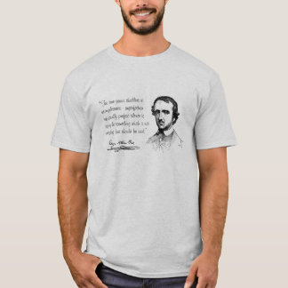 Edgar Allen Poe tystnad T-shirt