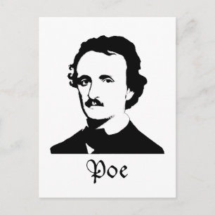 Edgar Allen Poe Vykort