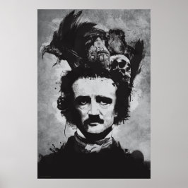 Edgar Allen Poes tanke Poster