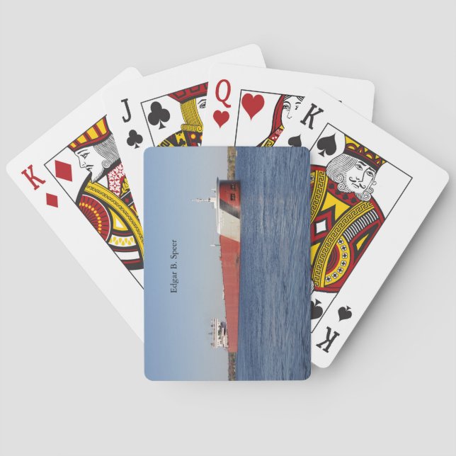 Edgar B. Hastighetskort Casinokort (Baksidan)