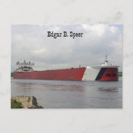 Edgar B. SpeedCard Vykort