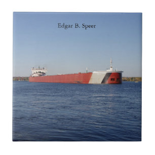 Edgar B. Speer belägger med tegel Kakelplatta