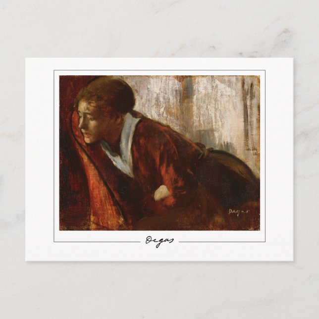 Edgar Degas #10 - Finkonstkort Vykort (Framsida)