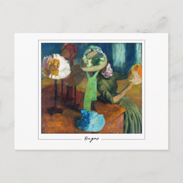 Edgar Degas #12-2 - Finkonst Postkort Vykort (Framsida)