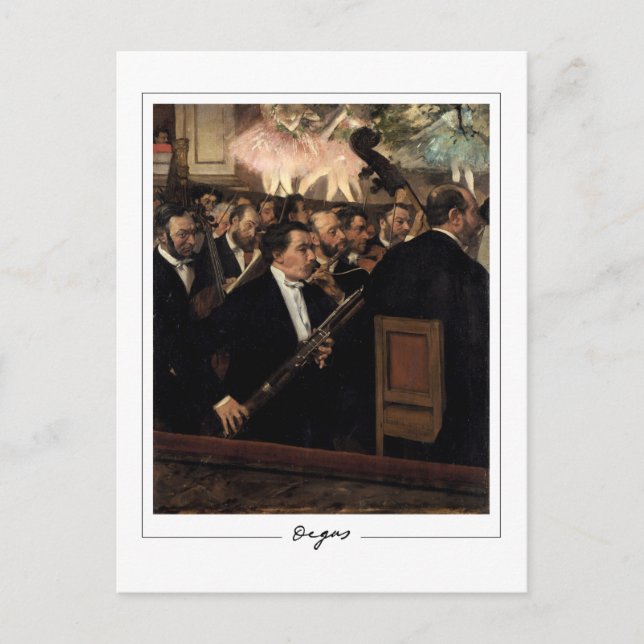 Edgar Degas #12 - vykort för finkonst (Framsida)