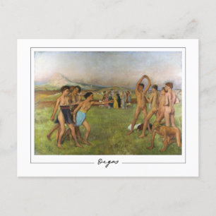 Edgar Degas #139 - Finkonstkort Vykort