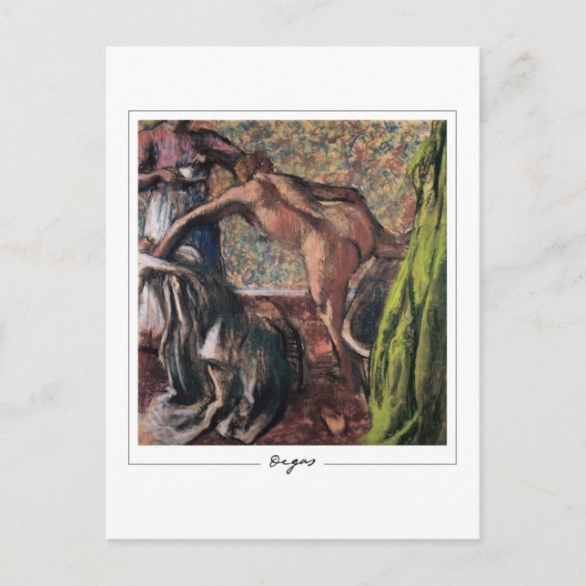 Edgar Degas #14-2 - Finkonst Postkort Vykort (Framsida)