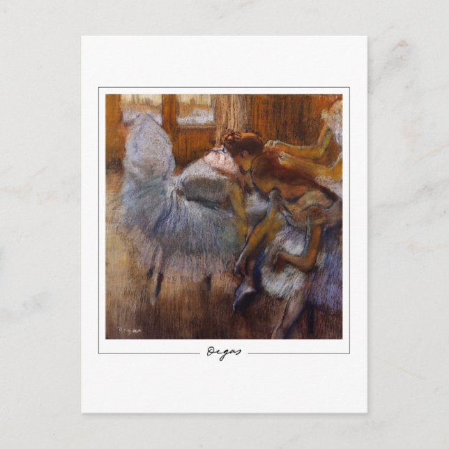 Edgar Degas #201-2 - Finkonst Postkort Vykort (Framsida)