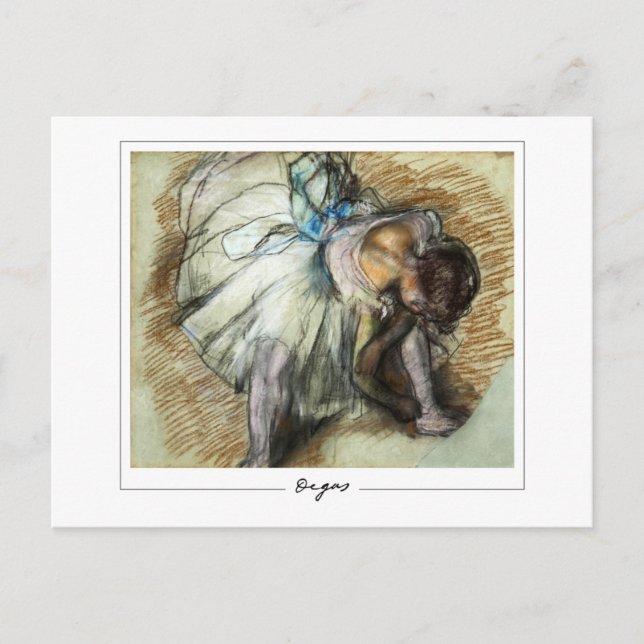 Edgar Degas #20-2 - vykort för finkonst (Framsida)