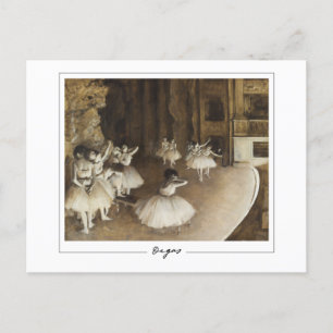 Edgar Degas #22-2 - Finkonstkort Vykort