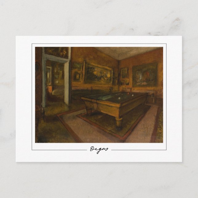 Edgar Degas #24-2 - vykort för finkonst (Framsida)