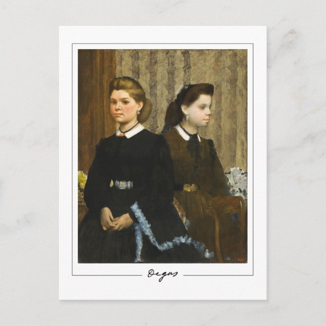 Edgar Degas #25-2 - Finkonstkort Vykort (Framsida)