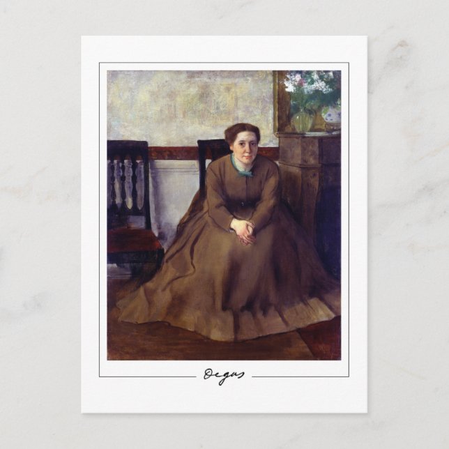 Edgar Degas #29-2 - vykort för finkonst (Framsida)