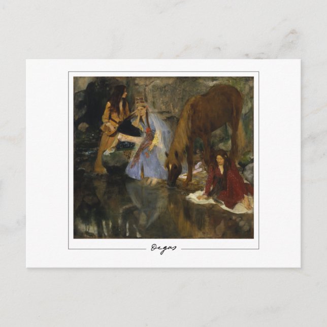 Edgar Degas #32 - Finkonstkort Vykort (Framsida)