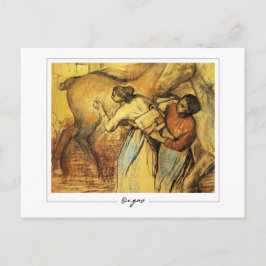 Edgar Degas #341-2 - Finkonst Postkort Vykort