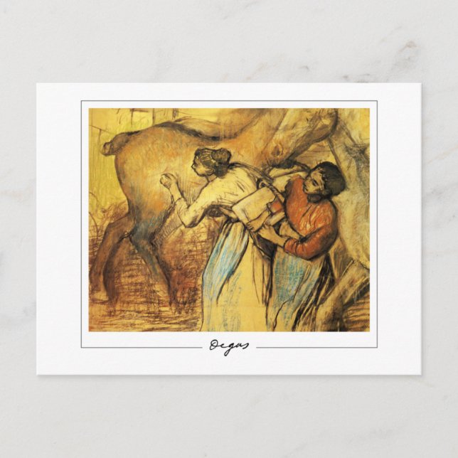 Edgar Degas #341-2 - Finkonst Postkort Vykort (Framsida)