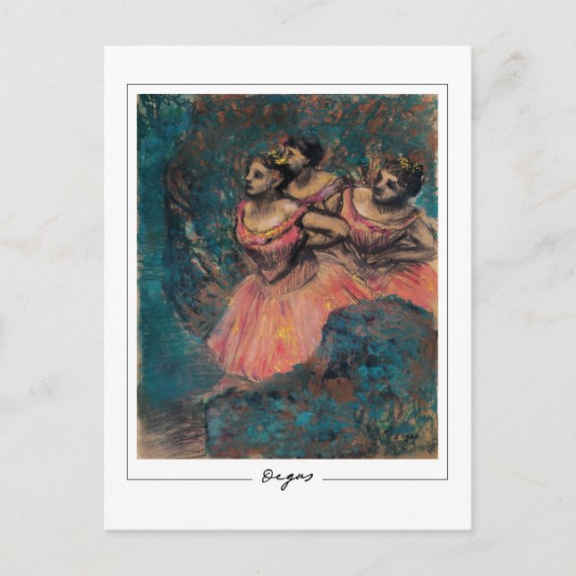 Edgar Degas #37 - Finkonstkort Vykort (Framsida)