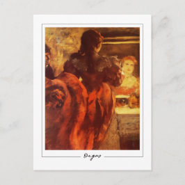 Edgar Degas #399-2 - Finkonstkort Vykort