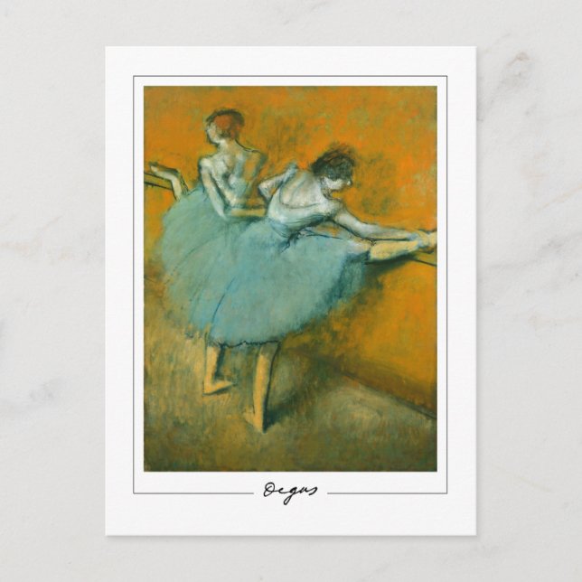 Edgar Degas #4-2 - Finkonst Postkort Vykort (Framsida)