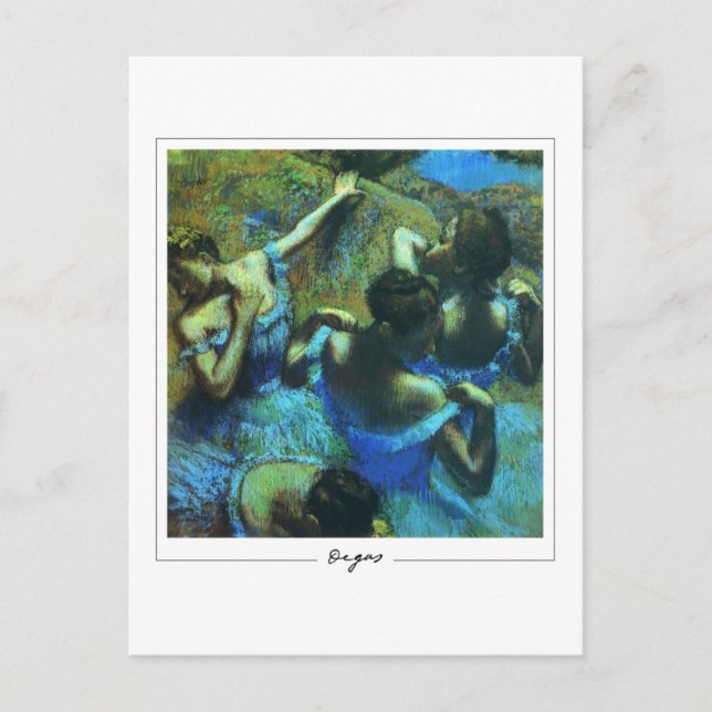 Edgar Degas #61 - Finkonstkort Vykort (Framsida)