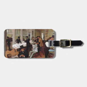 EDGAR DEGAS a-bomullskontoret i New Orleans 1873 Bagagebricka