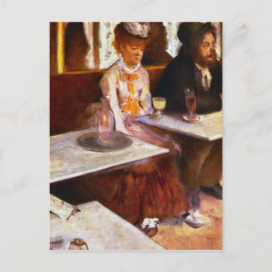Edgar Degas - Absintdryckare Vykort
