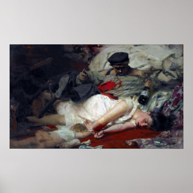 Edgar Degas Absinthe Poster (Framsidan)