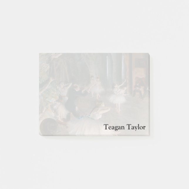 Edgar Degas | arrangerar repetition Post-it Block (Framsida)