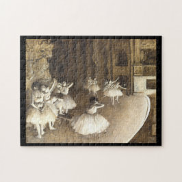 Edgar Degas | Återkallande av lastpall på scenen Pussel